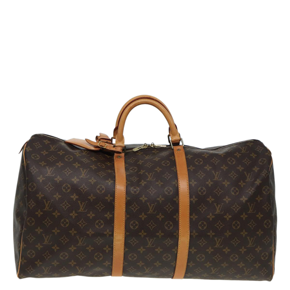 LOUIS VUITTON Monogram Keepall 60 Boston Bag M41422 LV Auth 85278 - Picture 13 of 16
